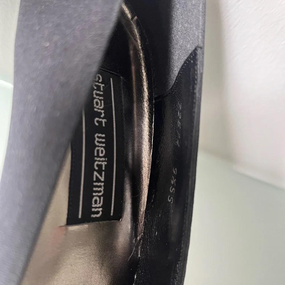 Stuart Weitzman Black Heels with Sophisticated Design
